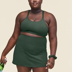 Girlfriend Collective Sport Skort in Moss size M